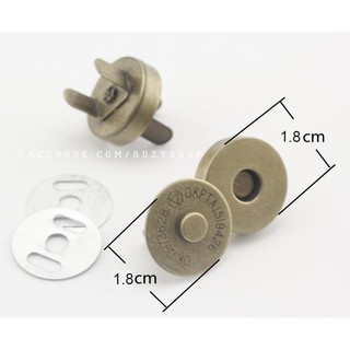 (1 bộ) khóa nam châm, nút gài túi ví [nguyên liệu thủ công, phụ liệu handmade]