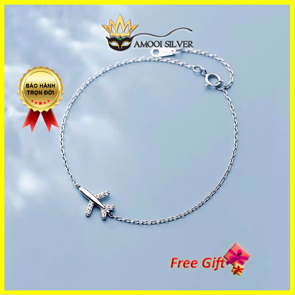 Lắc tay bạc S925 máy bay - Amooi Silver AT02