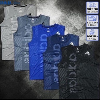 Áo thun sát nách nam ⚡big size⚡ tập gym ép vân cao tần cao cấp chất thun lạnh co giản 2 chiêu d&d_store