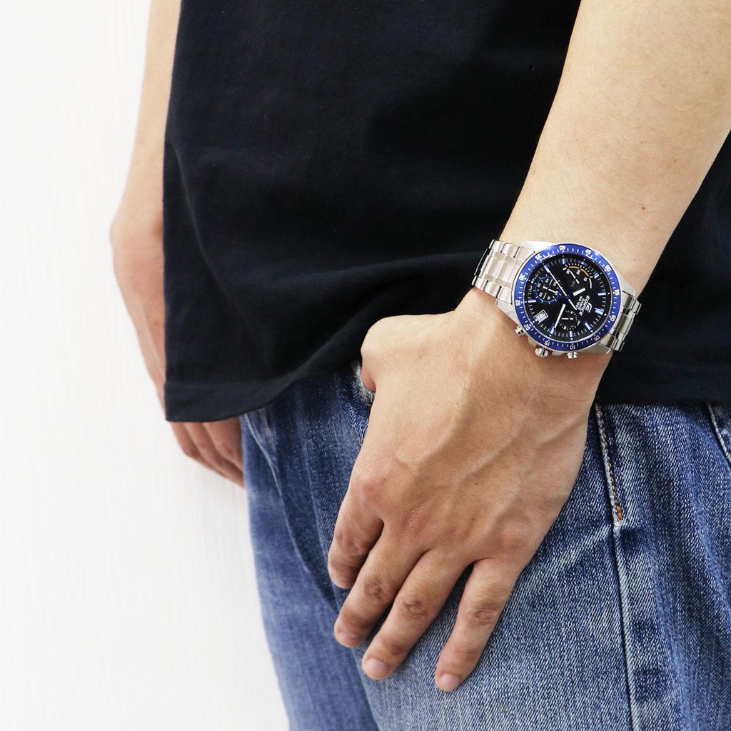 Đồng hồ nam EDIFICE chính hãng Casio Anh Khuê EFV-540D-1A2VUDF