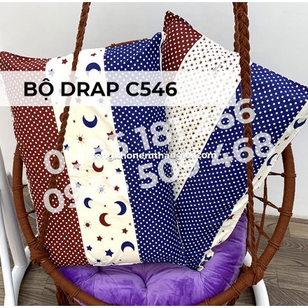 Drap Cotton 100% Thắng Lợi chính hãng Mẫu C546 IN LOGO THẮNG LỢI vệ sinh dễ dàng.