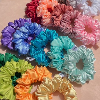 MINISIZE 10cm | Cột Tóc Scrunchies Lụa Mềm Mịn Xinh Xắn Handmade ♡ CHERRYSUMMER