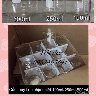 Set 15 Cốc thuỷ tinh chịu nhiệt 100ml