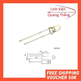 combo 10 led 3 màu rgb 2 chân