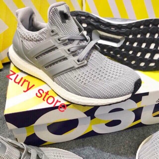 Giày thể thao sneaker ultra boost 4.0 xám