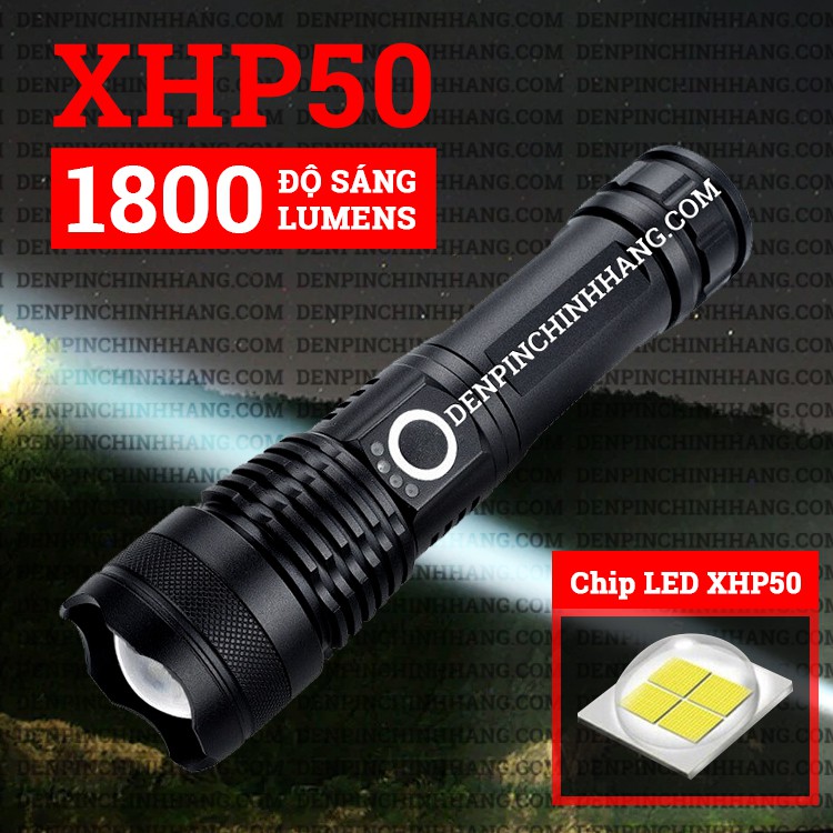 Đèn pin siêu sáng XH P50 cực mạnh | BigBuy360 - bigbuy360.vn