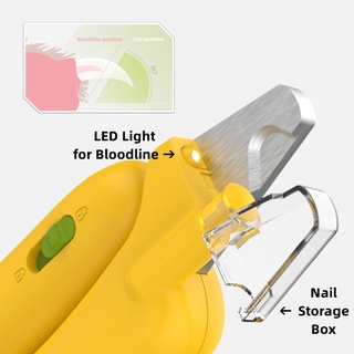 Dụng Cụ Cắt Móng Tay Có Đèn LED Chuyên Dụng Cho Thú Cưng