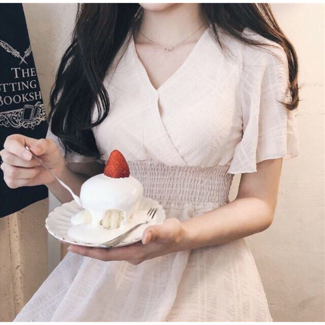 [ SẴN ] -ẢNH THẬT❤️🍑]ĐẦM TIỂU THƯ ULZZANG MORAN CỰC YÊU