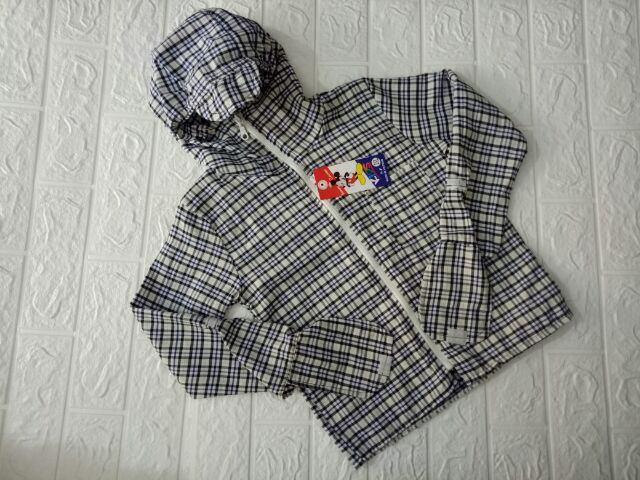 Áo nắng kẻ bé trai k số chất đẹp