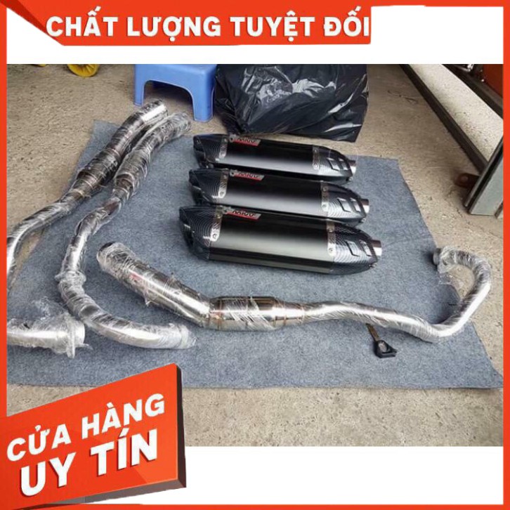 Lon pô Mivv Hàng Chuẩn - Full pass treo pô , lò xo , ống tiêu (Ko có cổ pô nhé)