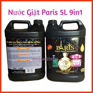 CAN 5 Lít Nước Giặt Paris Hương Nước Hoa 9in1 can 5L