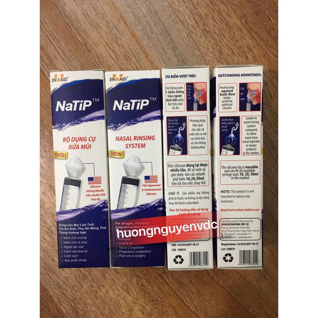 DỤNG CỤ RỬA MŨI NATIP CHO BÉ