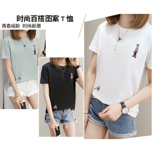 ÁO THUN NỮ CỔ TRÒN
