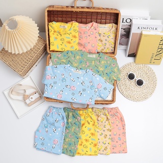 Bộ cộc in cotton khỉ nhỏ