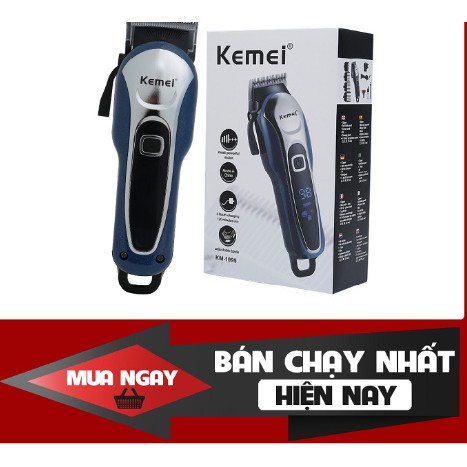 TĂNG ĐƠ CẮT TÓC  TÂỌ KIỂU ,TRẤN VIỀN KHÔNG DÂY CHUYÊN NGHIỆP CHO THỢ CẮT TÓC,SIÊU ÊM  Kemei KM-1995