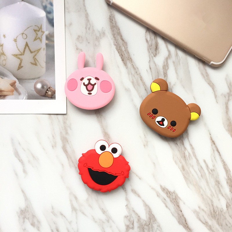 Giá đỡ điện thoại từ silicon mềm hình động vật 3D dễ thương | BigBuy360 - bigbuy360.vn