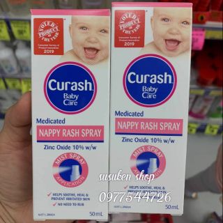 Xịt chống hăm cho bé Curash 50ml