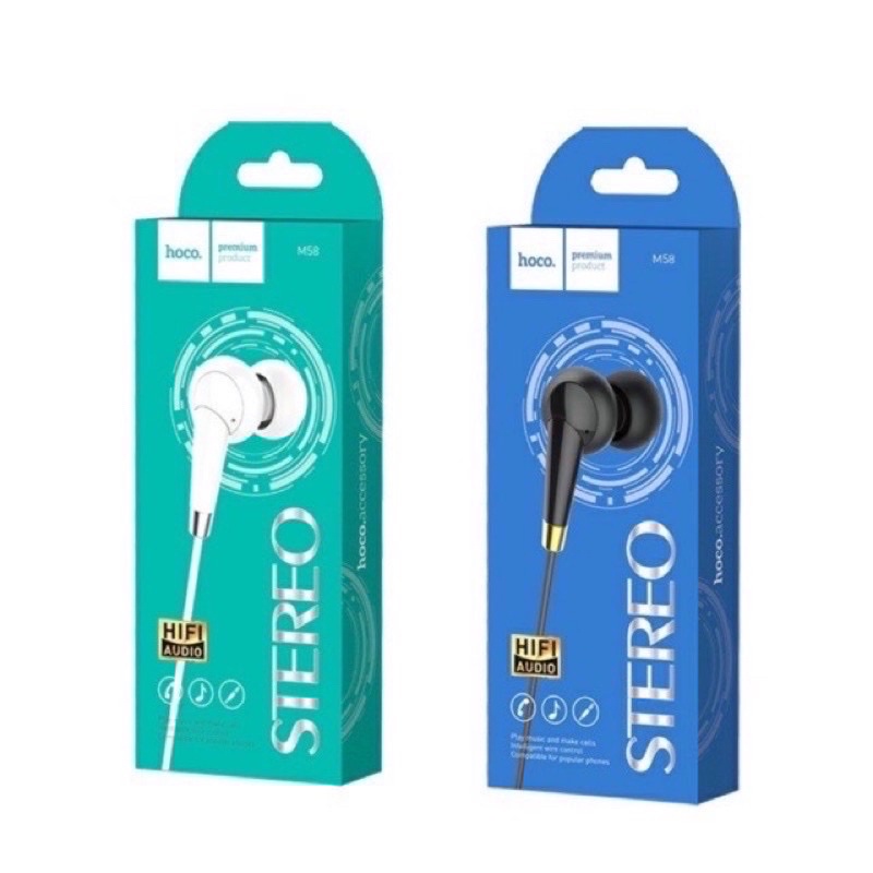 ✔FREESHIP✔Tai nghe nhét tai có dây jack 3.5mm-có mic-Hoco M58,earphone tương thích Xiaomi/Oppo/Huawie/Redmi /Tai Nghe rẻ