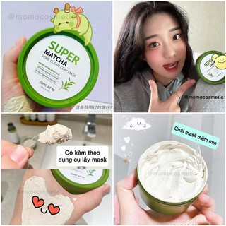 Mặt nạ đất sét trà xanh Super Matcha Some By Mi