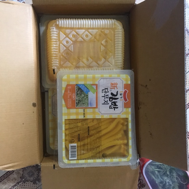 Củ cải vàng hàn quốc hộp 2,7kg