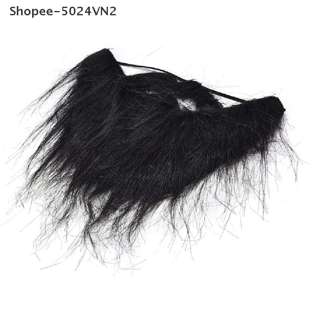 Bộ Râu Giả Màu Đen Hóa Trang Halloween Cho Nam