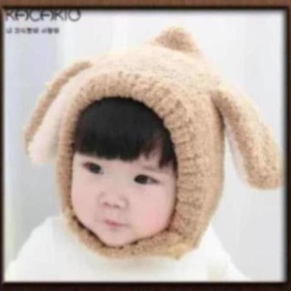 Cherry20 mũ len cừu tai thỏ đáng yêu cho bé.
