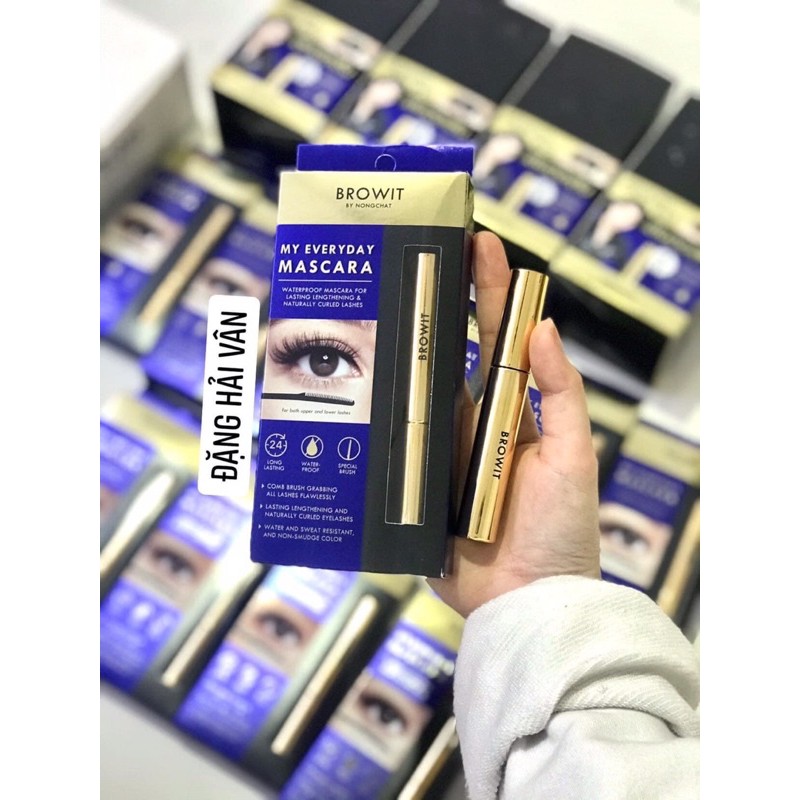 Mascara Browit by Nongchat, chuốt mi nongchat browit chống nước Thái Lan