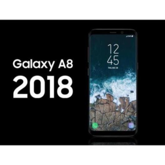 điện thoại samsung galaxy a8 2018 màn hình rộng chơi game mượt, máy đẹp keng