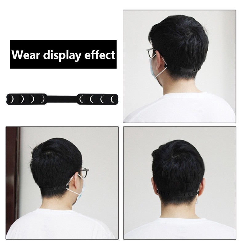 (Hàng Mới Về) Dây Đeo Khẩu Trang 4 Mức Điều Chỉnh Được Tiện Dụng