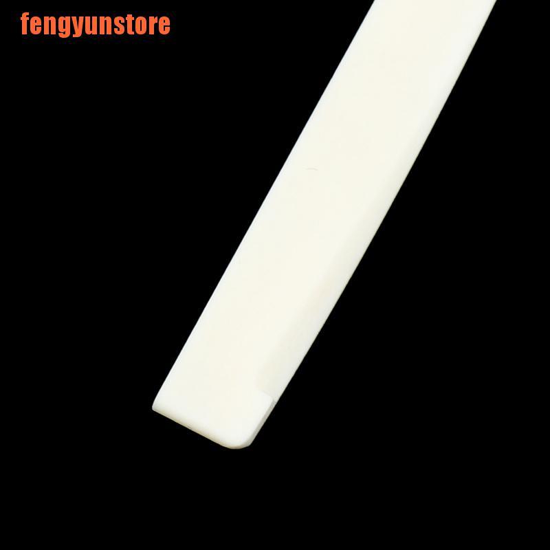 【tin】1pc String Acoustic Guitar Bone Bridge Saddle guitar parts bone guitar acc