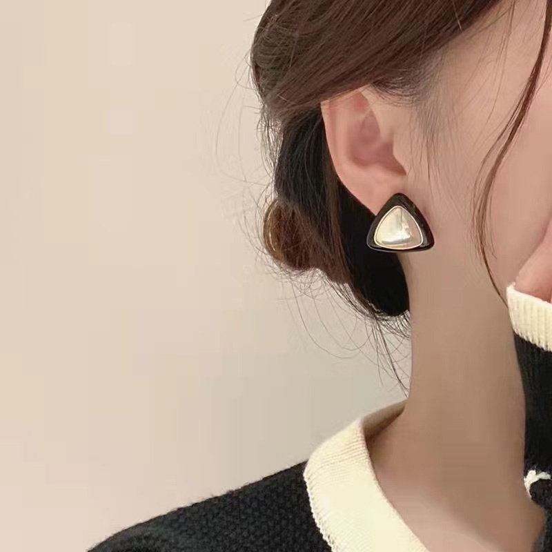 Khuyên tai mạ bạc 925 thiết kế đa dạng đính ngọc trai xinh xắn