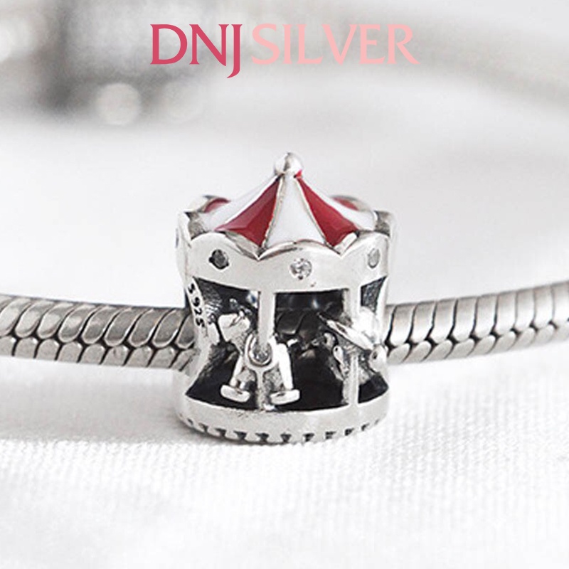 Charm bạc 925 cao cấp, hàng chuẩn bạc - Charm Christmas Carousel thích hợp để mix vòng tay charm - DN173
