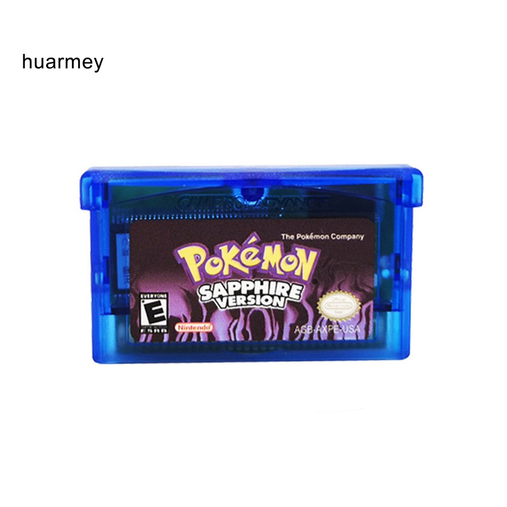 ♗HU Sapphire/Emerald/Fire Red/Leaf Green/Ruby Pokemon Game Card Cartridge for GBA | BigBuy360 - bigbuy360.vn