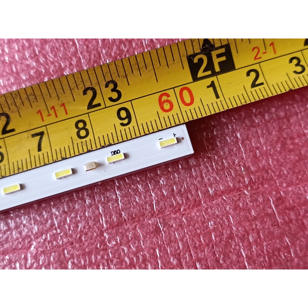 THANH ĐÈN LED VIỀN TIVI SONY 55X8000E 55X8500E 55X7200E HÀNG MỚI 100%, BỘ 2 THANH, MỖI THANH 51 BÓNG 6V, DÀI 60cm