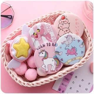 Gương mini và lược rainbow