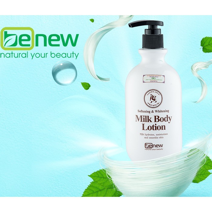 Sữa dưỡng thể trắng da cao cấp Benew Whitening Body Lotion nhập khẩu chính hãng Hàn Quốc 450ml