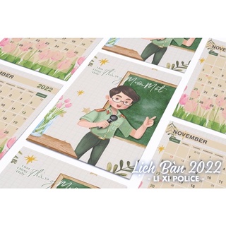 lịch chibi công an