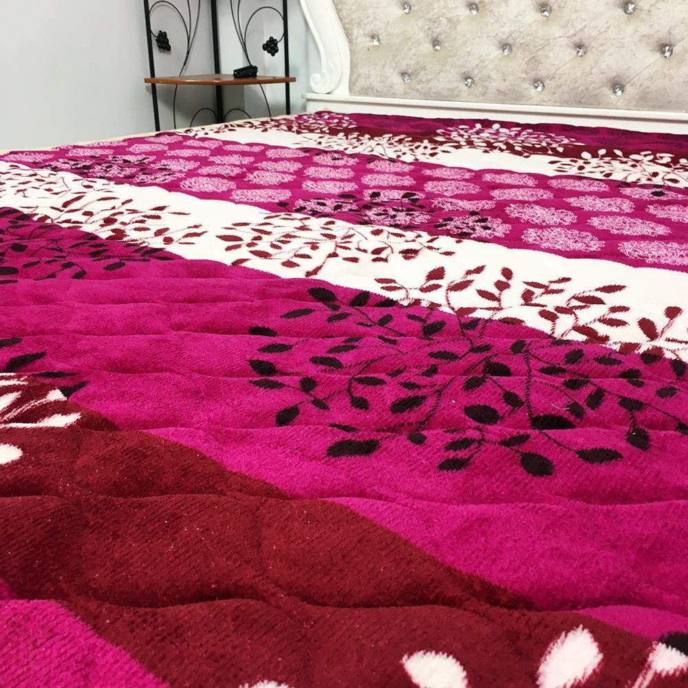[DEAL HOT CHÀO ĐÔNG] Thảm nỉ lông cừu trải giường, trải sàn cao cấp 3 lớp- Mẫu TUYẾT TÍM- sallyphuongmai