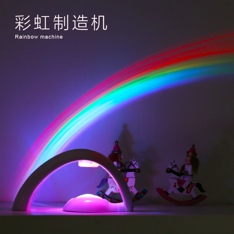 Đèn Led Chiếu Màu Cầu Vồng Lãng Mạn