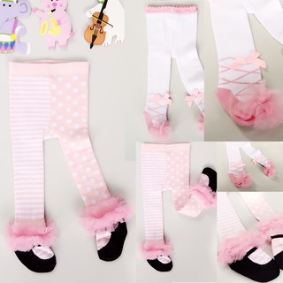 Quần tất cotton giữ ấm cho bé gái sơ sinh