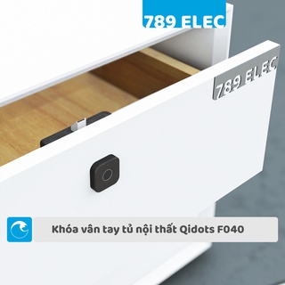 🎁Tặng pin🎁 Khóa vân tay tủ nội thất Qidots F040 - Type C