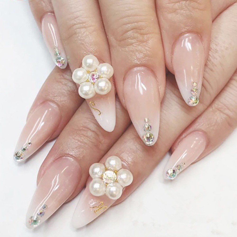 [Hàng mới về] Miếng Dán Trang Trí Móng Tay / Mặt / Cơ Thể 3d 3mm / 4mm / 5mm / 6mm Thủ Công