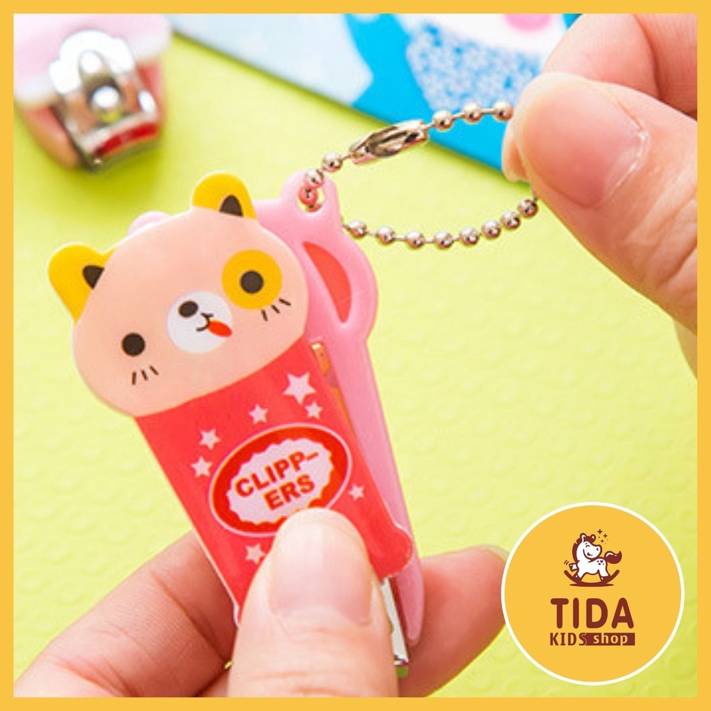 Móc Khóa Cắt Móng Tay ⚡ HÀNG ĐẸP ⚡ Móc Chìa Khóa Bấm Móng Cho Trẻ, Đồ Gia Dụng TiDa Kids Shop