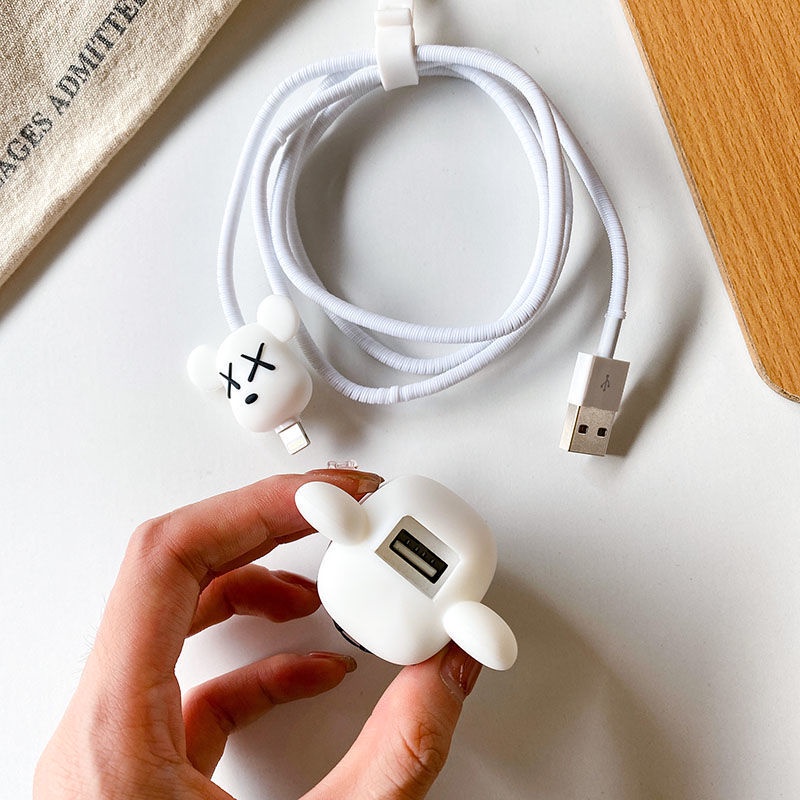 Phụ kiện bảo vệ đầu dây cáp sạc 5W cho Phone 11 7 8 Plus XR