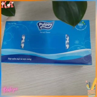 Hộp 180 Tờ Khăn Giấy Lụa Pulppy