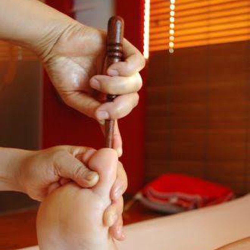 Wooden Massage Stick Foot Reflexology Body Therapy Care Tool