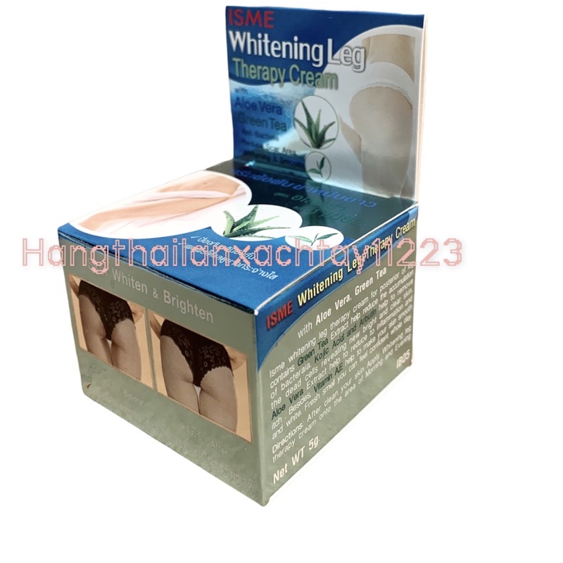 Kem dưỡng vùng mông ISME Whitening Leg 5gram Thái Lan