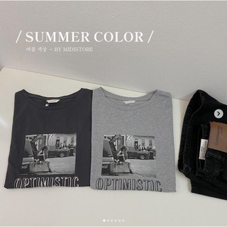 Áo Pull hình optimistic
