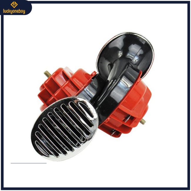 Bộ 2 Kèn Hơi Hình Ốc Sên 12V / 24V Âm Thanh Lớn Cho Xe Hơi / Xe Máy / Tàu Thuyền