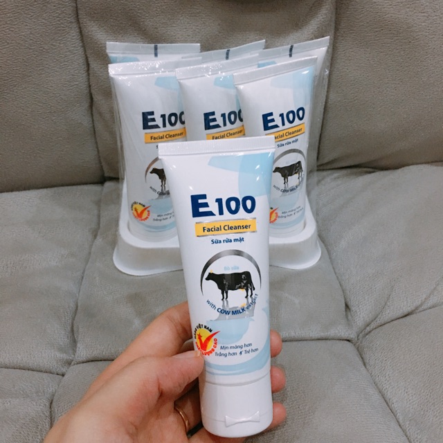 Sữa rửa mặt E100 Con Bò